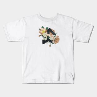 Erased floral symbol Kids T-Shirt